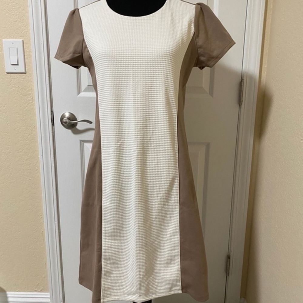 Liz Claiborne NY Textured Ponte Knit - Tan